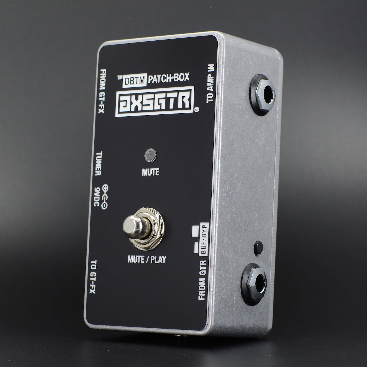 axess electronics axsgtr DBTM dual buffer tuner mute pedalboard interface patchbox guitar input buffer output buffer line driver
