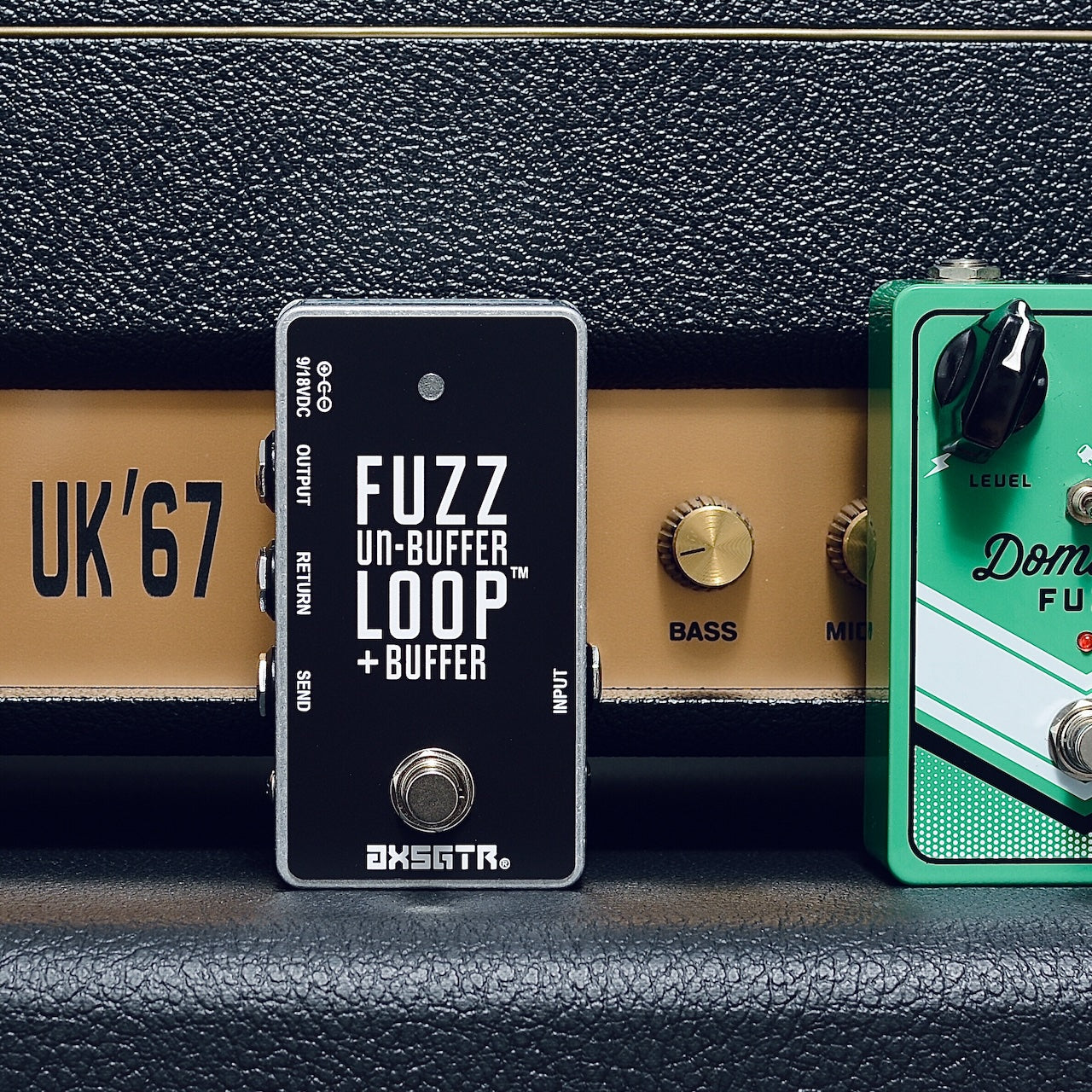 axess electronics axsgtr LIFT fuzz loop unbuffer guitar input buffer pedalboard interface germanium fuzz pedal