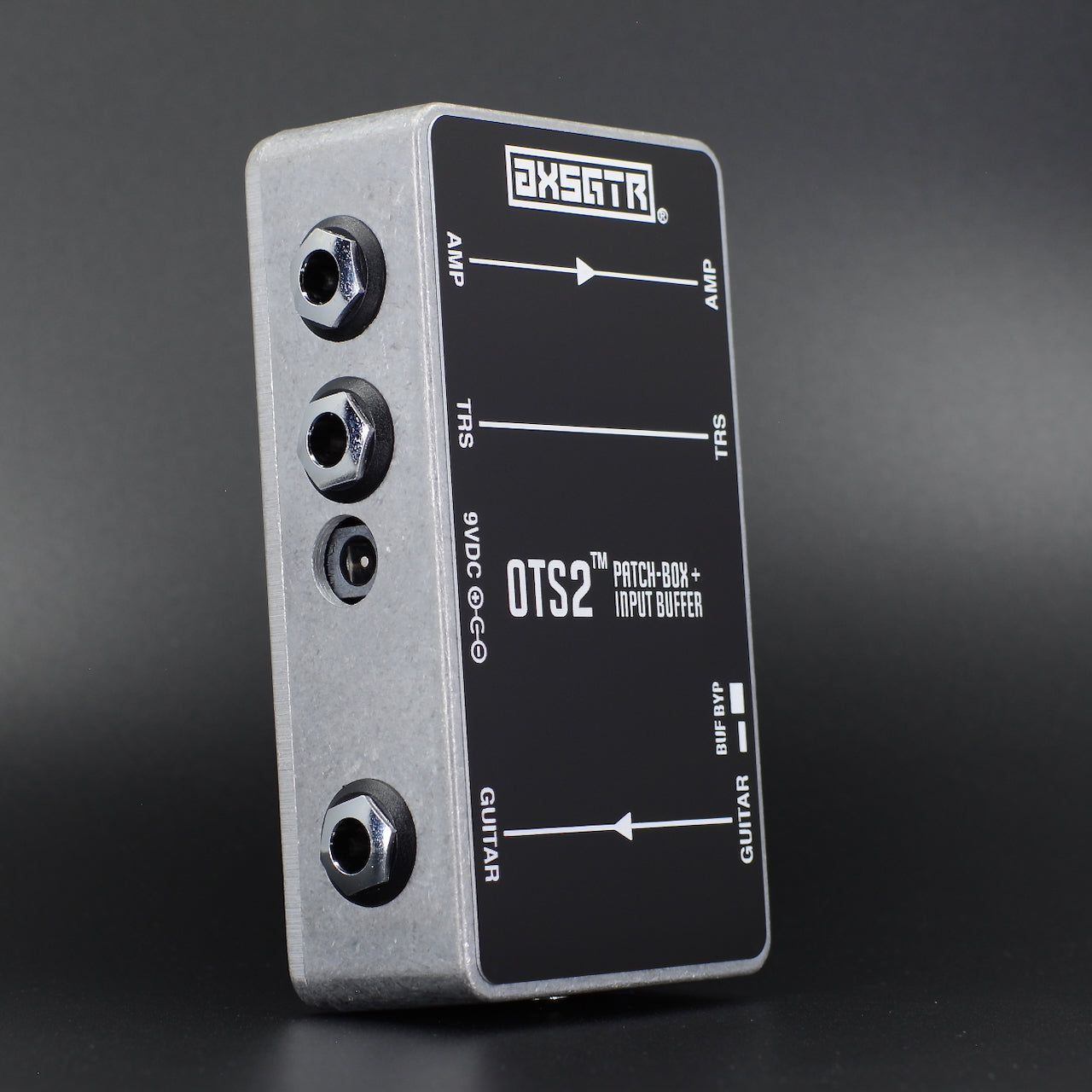 axess electronics axsgtr OTS2 pedalboard patchbox guitar input buffer
