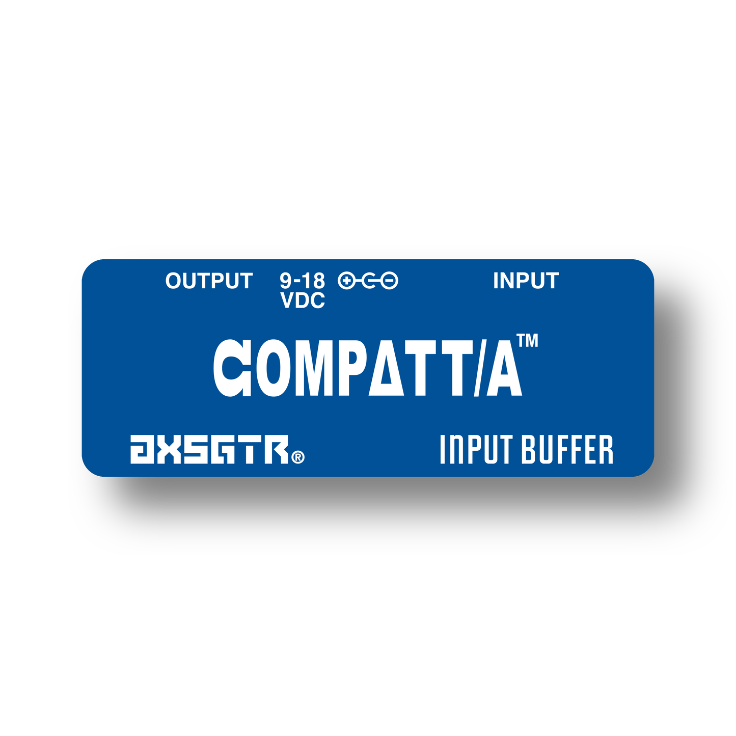 axess electronics axsgtr CPTA compatta guitar input buffer blue
