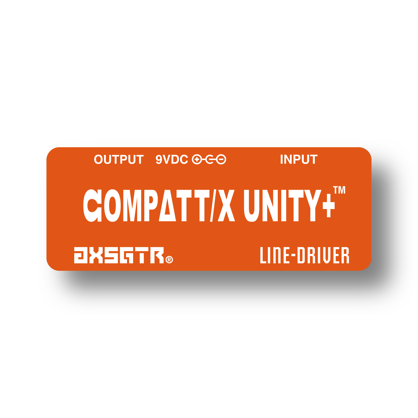 axess electronics axsgtr CPTX compattx unity plus guitar pedalboard output buffer line driver orange