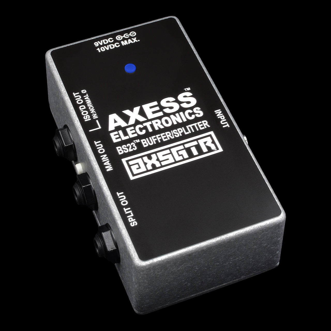 axess electronics bs2 bs23 buffer splitter line driver isolation transformer angled output side