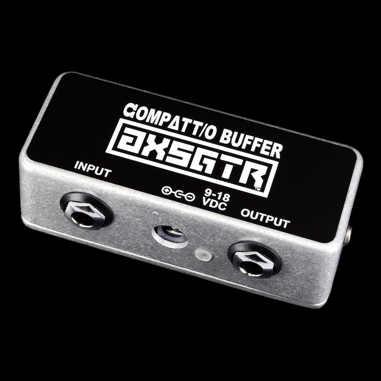 axsgtr axess electronics cpto compatto guitar input output buffer line driver right side angled black