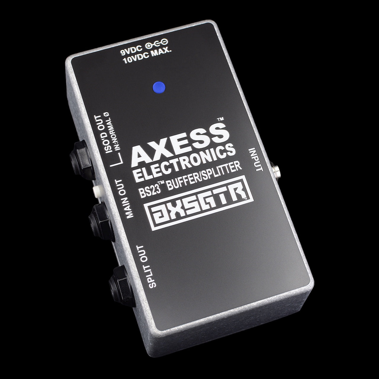 axess electronics bs2 bs23 buffer splitter line driver isolation transformer top angled output side