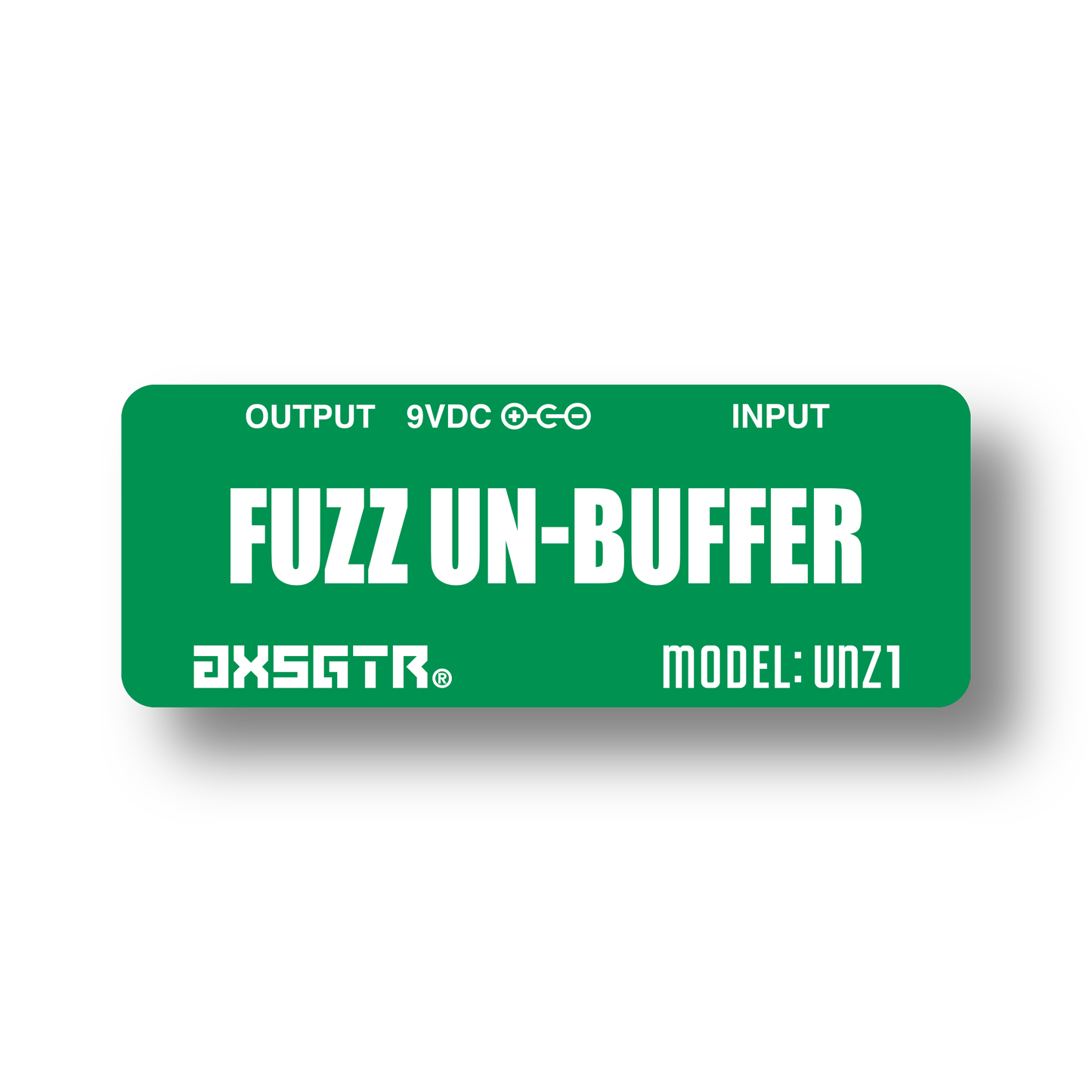 axess electronics axsgtr UNZ1 guitar pedalboard unbuffer germanium fuzz pedal green