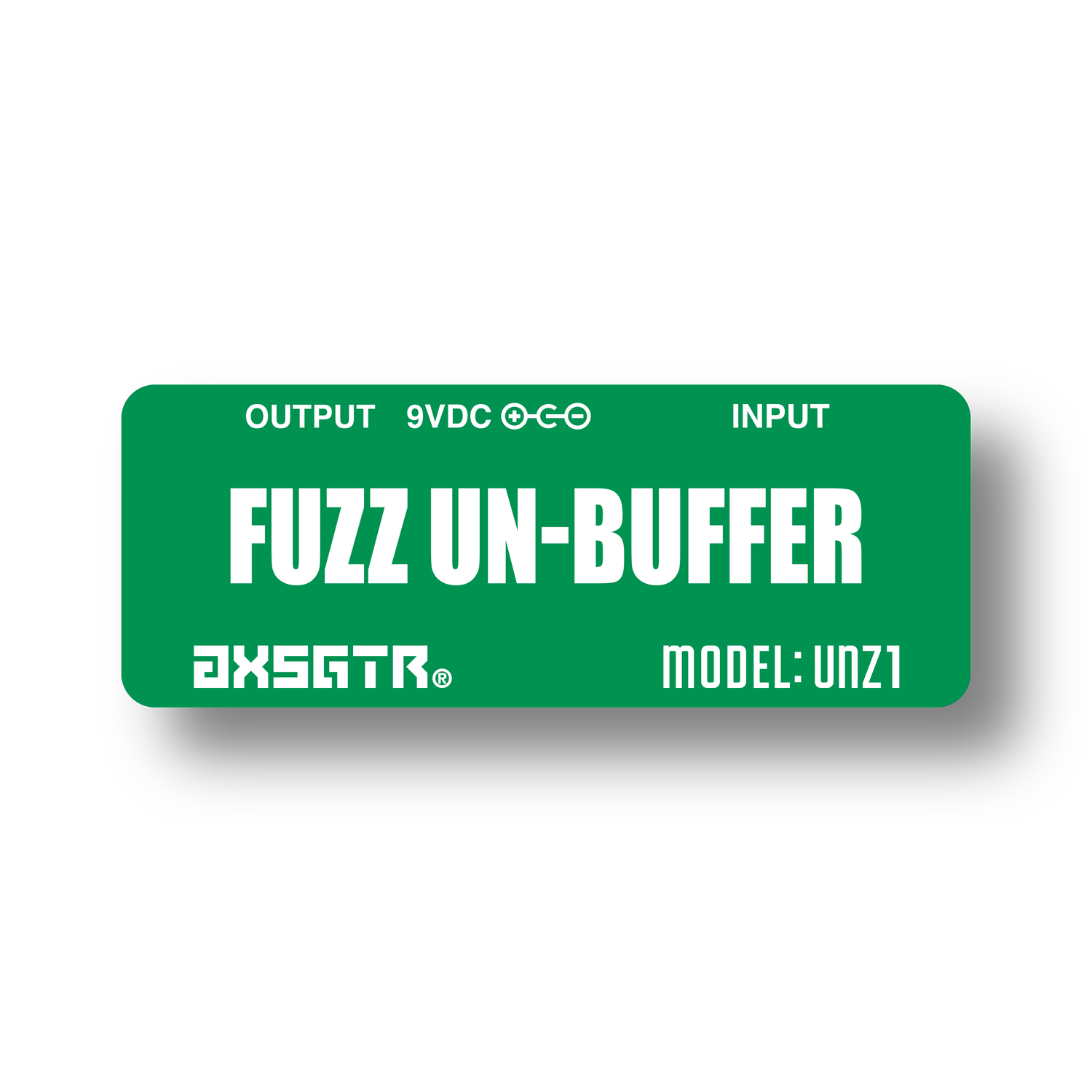axess electronics axsgtr UNZ1 guitar pedalboard unbuffer germanium fuzz pedal green