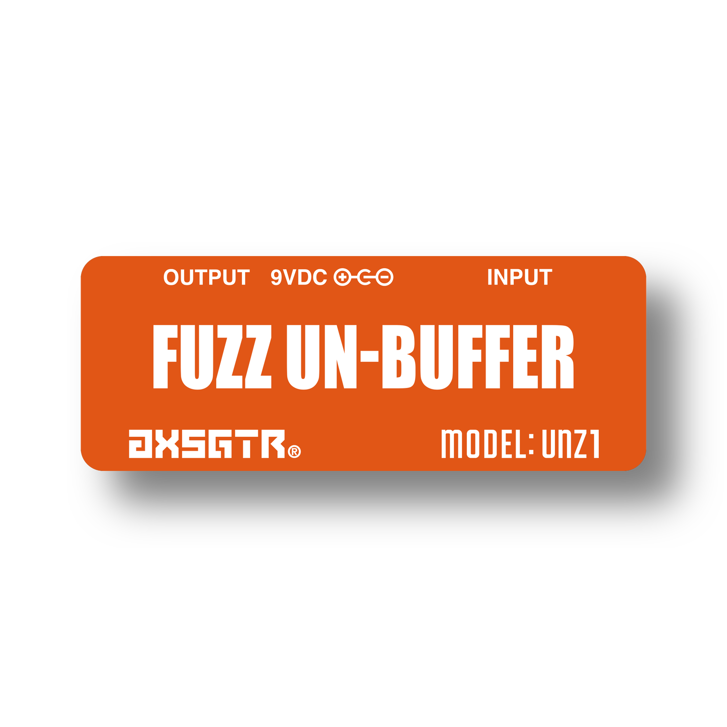 axess electronics axsgtr UNZ1 guitar pedalboard unbuffer germanium fuzz pedal orange