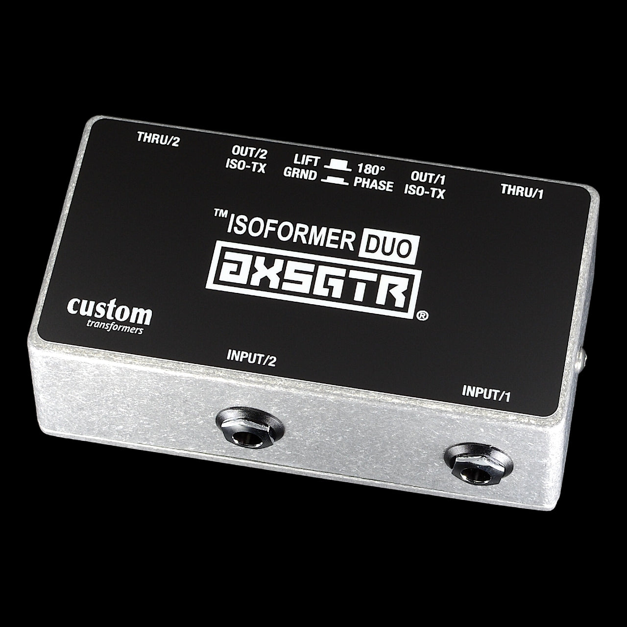 axess electronics axsgtr CT4D isoformer DUO guitar amp splitter ground loop hum noise eliminator balanced long line send receive amplifier simulator pedal stereo isolator