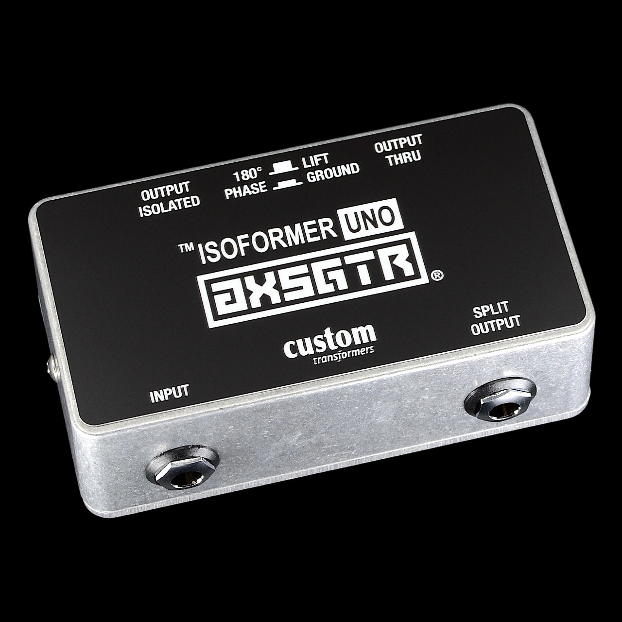 axess electronics axsgtr CT4U isoformer UNO guitar amp splitter ground loop hum noise eliminator balanced long line send receive amplifier simulator pedal mono isolator