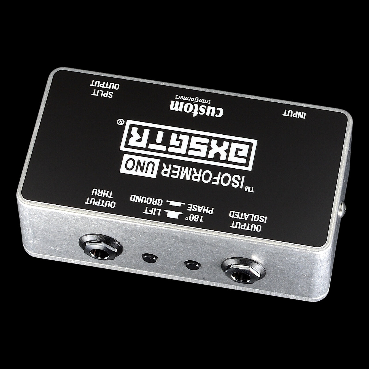axess electronics axsgtr CT4U isoformer UNO guitar amp splitter ground loop hum noise eliminator balanced long line send receive amplifier simulator pedal mono isolator