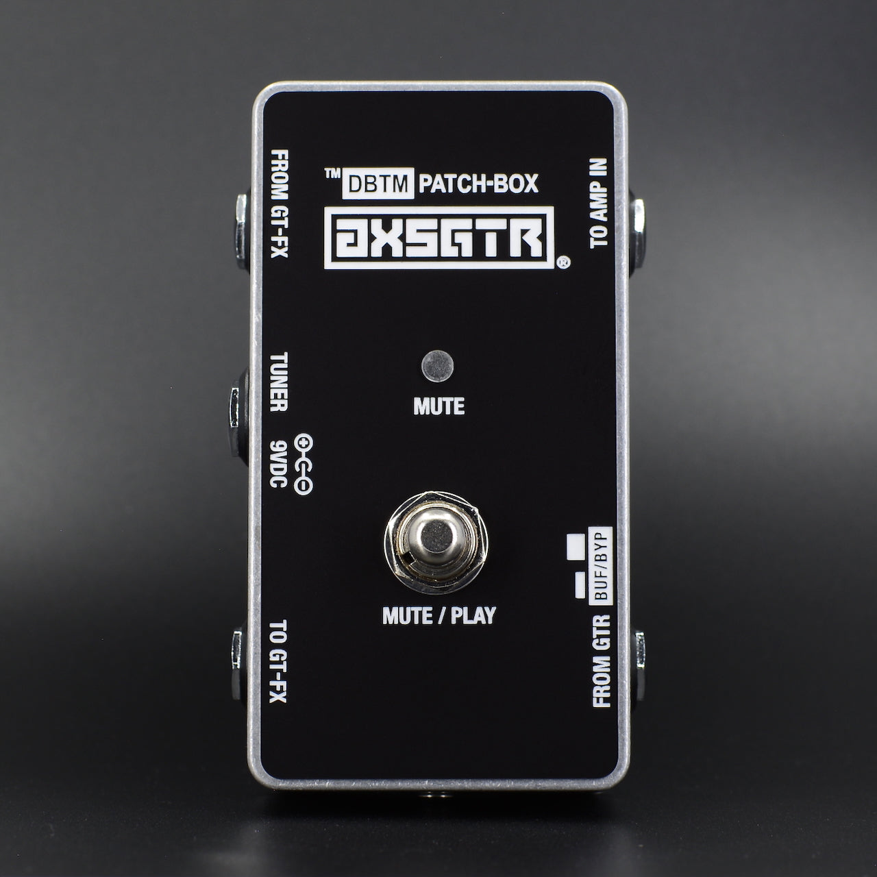 axess electronics axsgtr DBTM dual buffer tuner mute pedalboard interface patchbox guitar input buffer output buffer line driver
