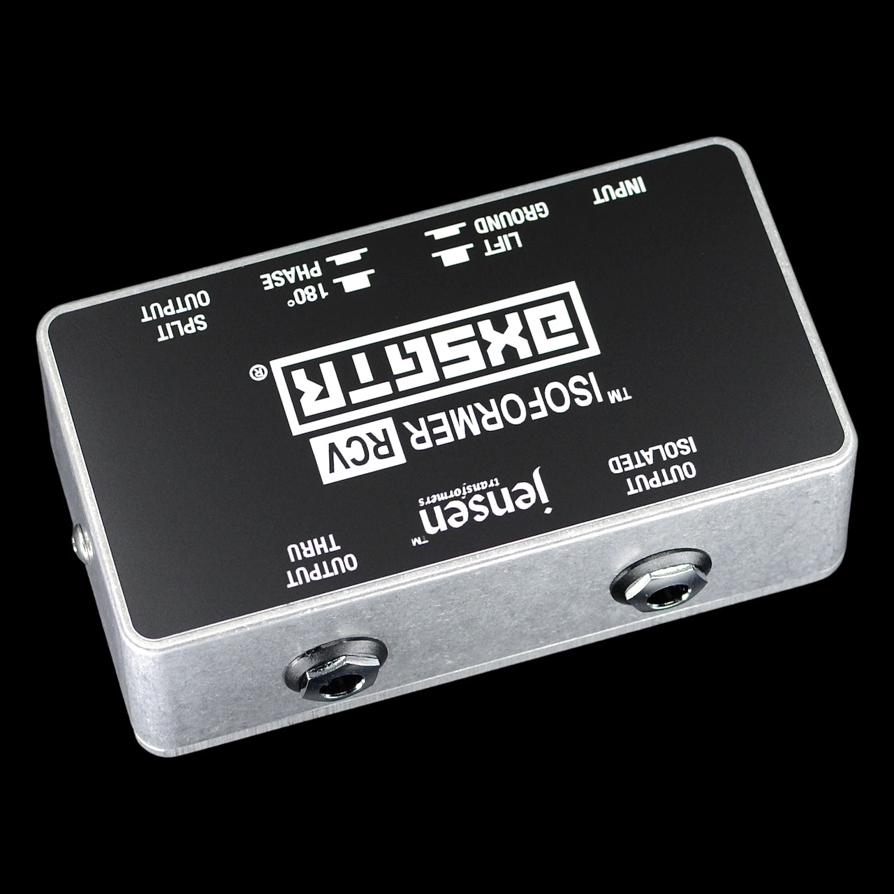 axess electronics axsgtr JT4R isoformer RCV guitar amp splitter ground loop hum noise eliminator balanced long line receive jensen isolation transformer