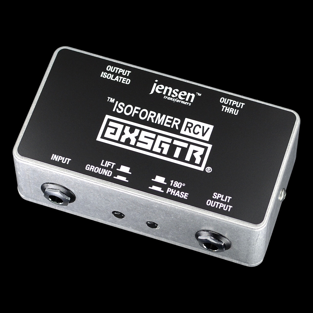 axess electronics axsgtr JT4R isoformer RCV guitar amp splitter ground loop hum noise eliminator balanced long line receive jensen isolation transformer