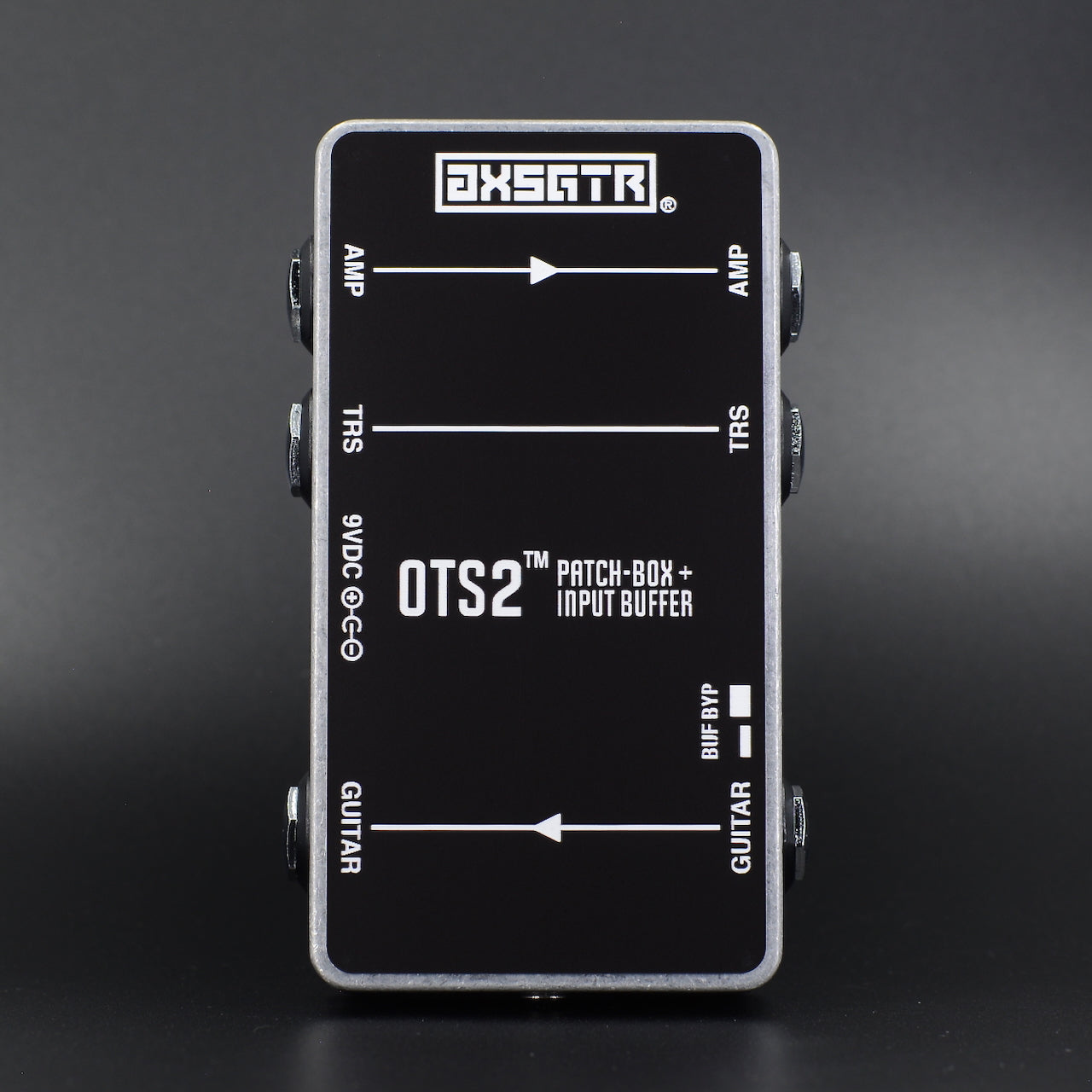 axess electronics axsgtr OTS2 pedalboard patchbox guitar input buffer