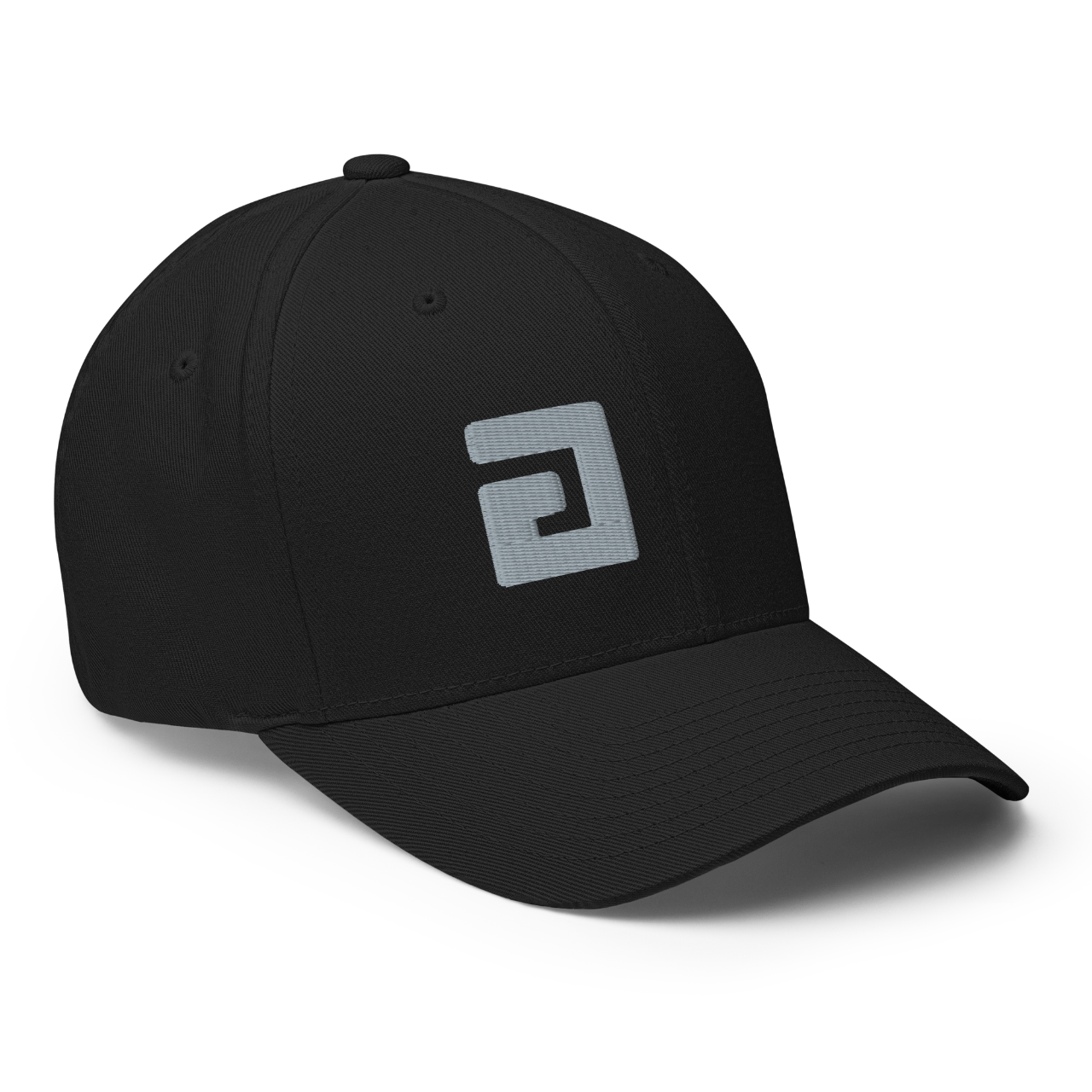 axsgtr axess electronics guitar music industry branded merchandise swag flexfit closed back baseball cap hat black grey