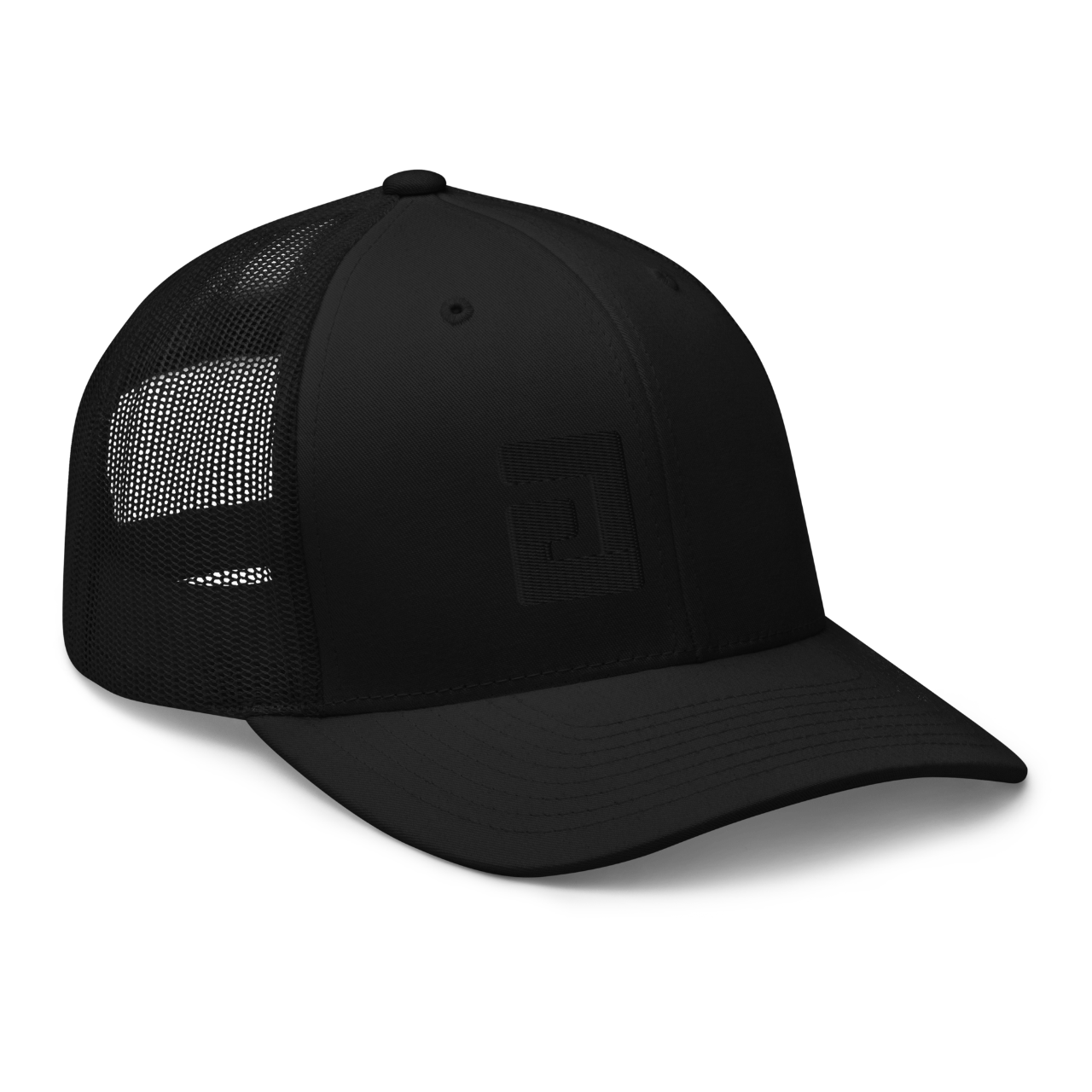axsgtr axess electronics guitar music industry branded merchandise swag trucker cap hat black stealth