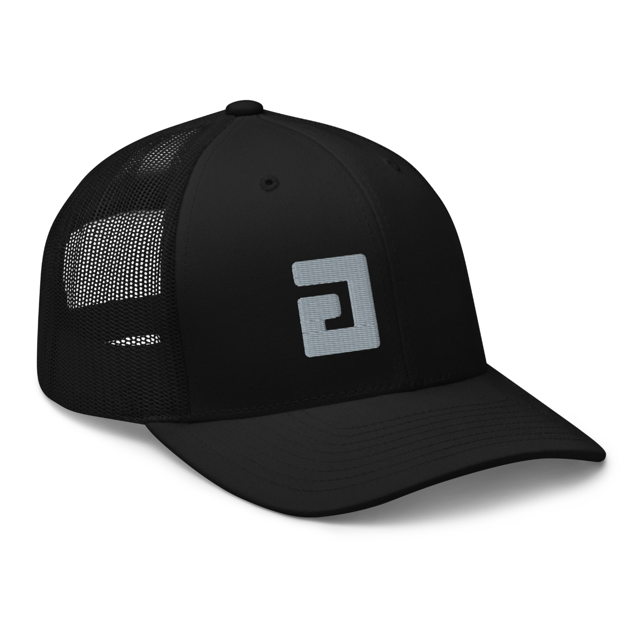 axsgtr axess electronics guitar music industry branded merchandise swag trucker cap hat black grey