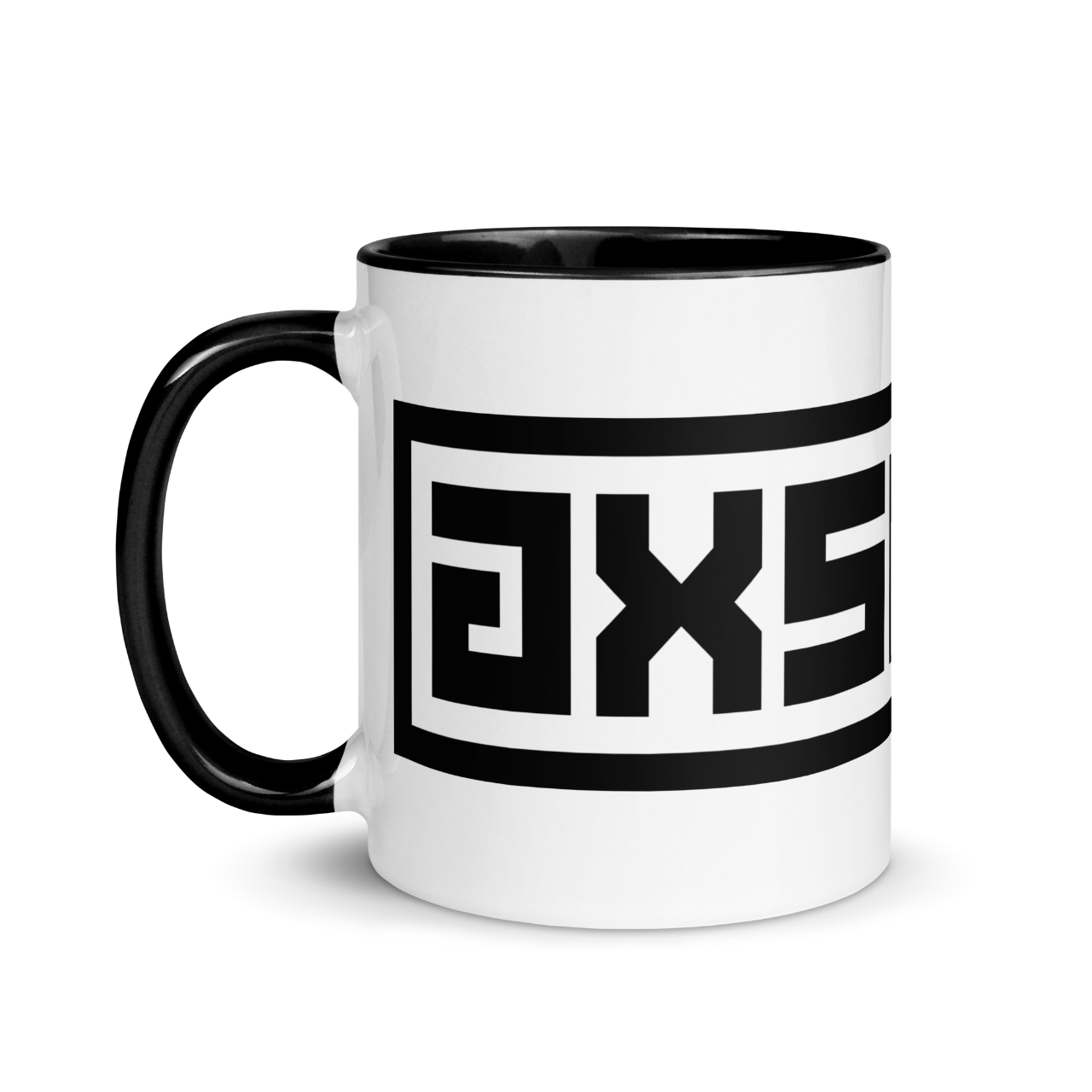 axsgtr axess electronics guitar music industry branded merchandise swag black white ceramic coffee mug 11oz