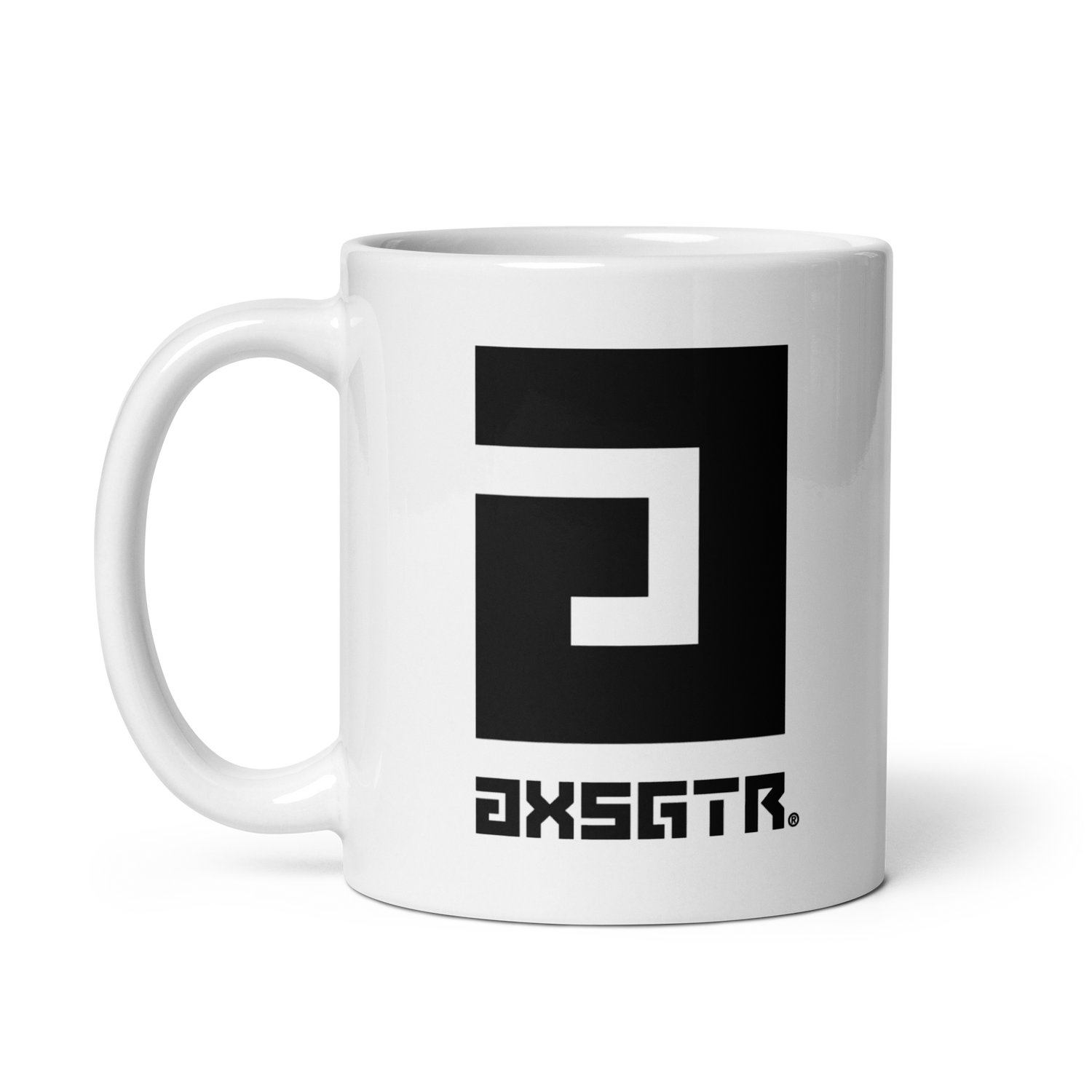 axess electronics axsgtr white ceramic coffee tea mug