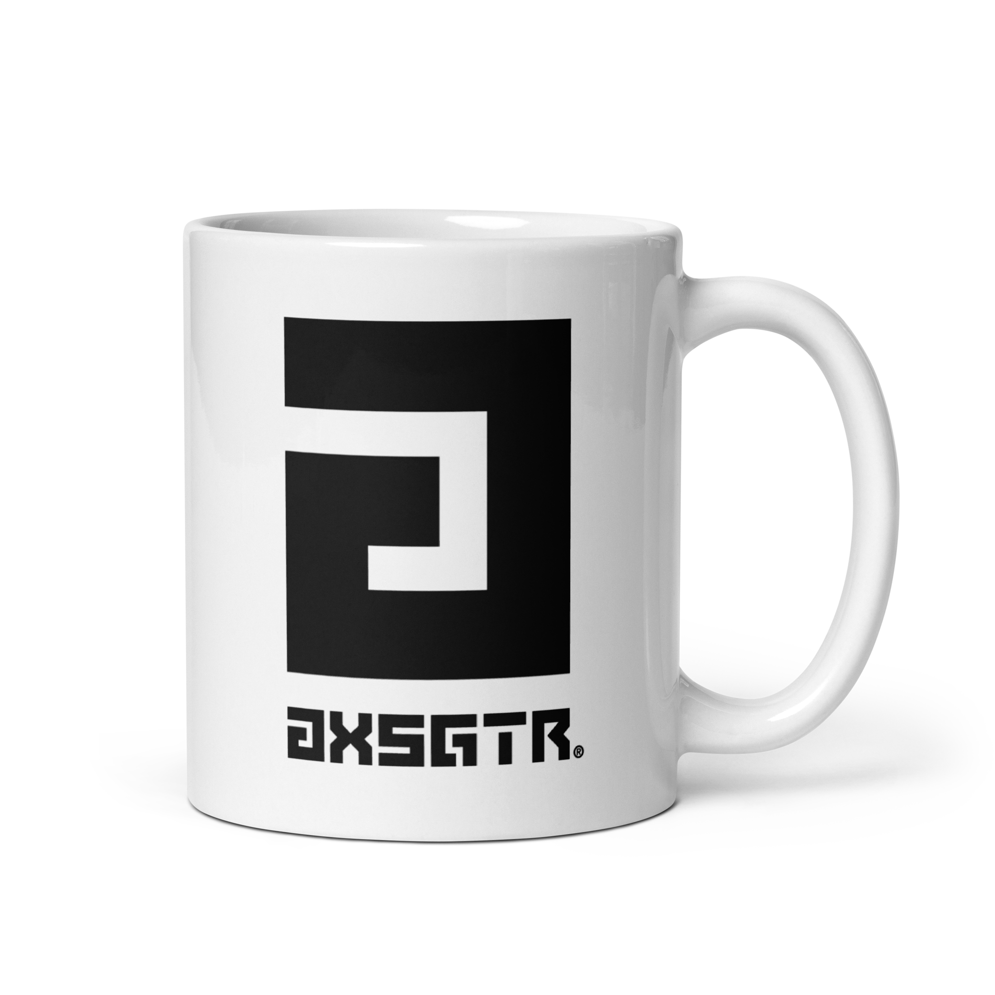 axess electronics axsgtr white ceramic coffee tea mug